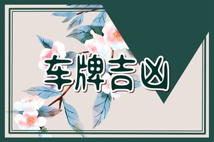车牌号码怎么选吉利数字 能旺财官运的数字 车牌号码怎么选吉利数字 能旺财官运的数字